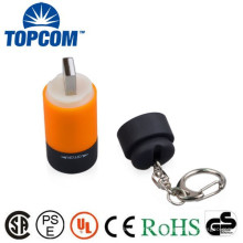 TP-M100 MINI llavero linterna recargable USB recargable